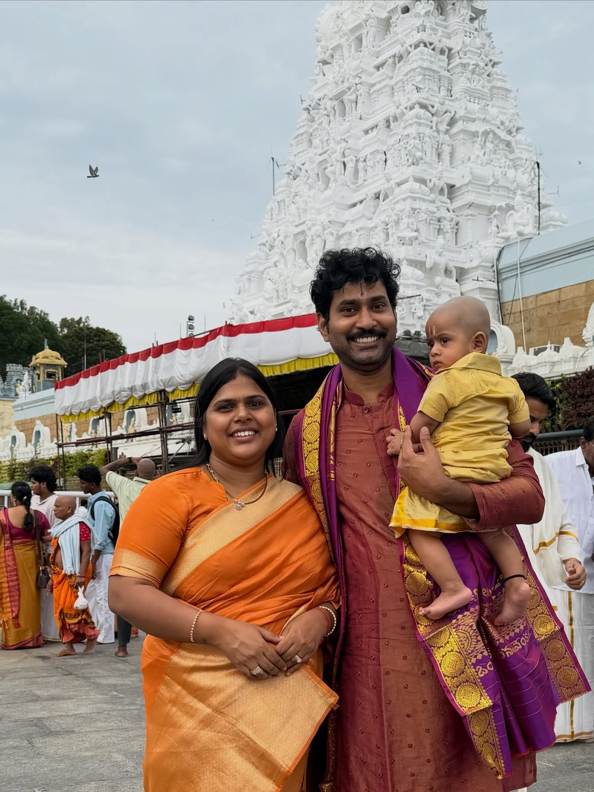 Thiruveer Visits Tirumala Temple with Family