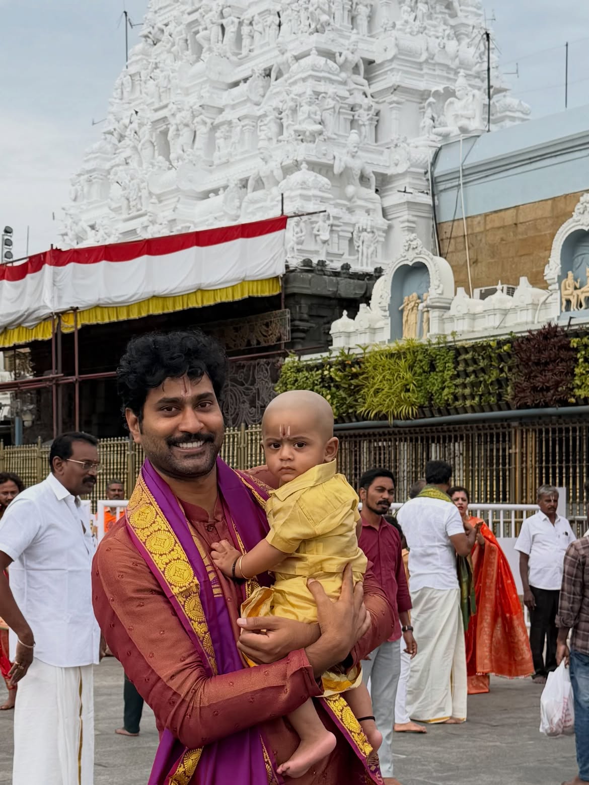 Thiruveer Visits Tirumala Temple with Family