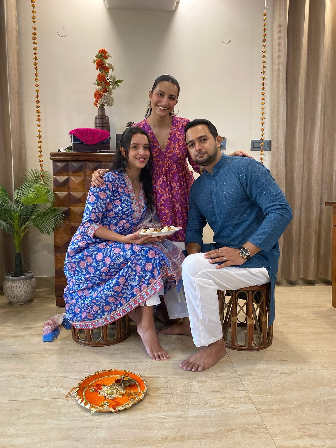 Tripti Dimri Rakhi Celebrations with Family
