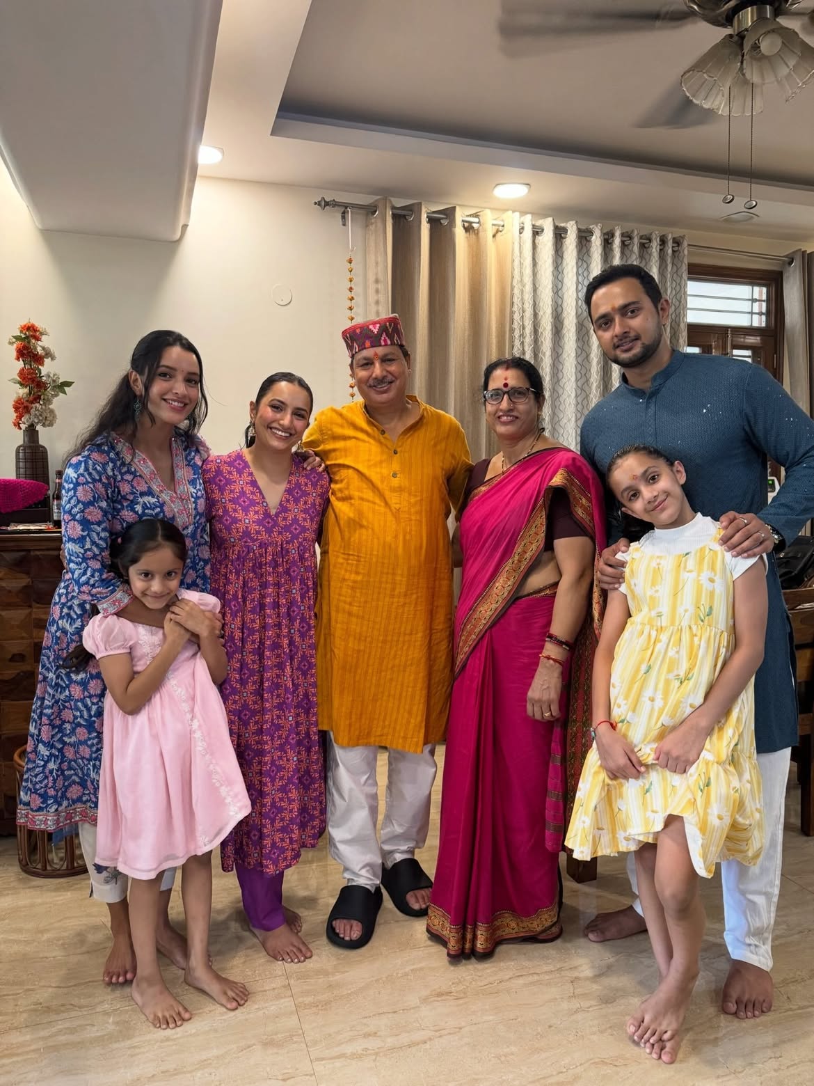 Tripti Dimri Rakhi Celebrations with Family