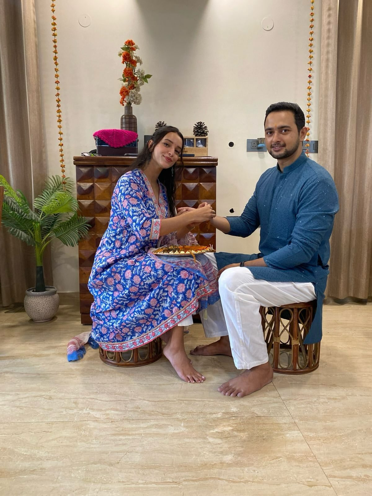 Tripti Dimri Rakhi Celebrations with Family