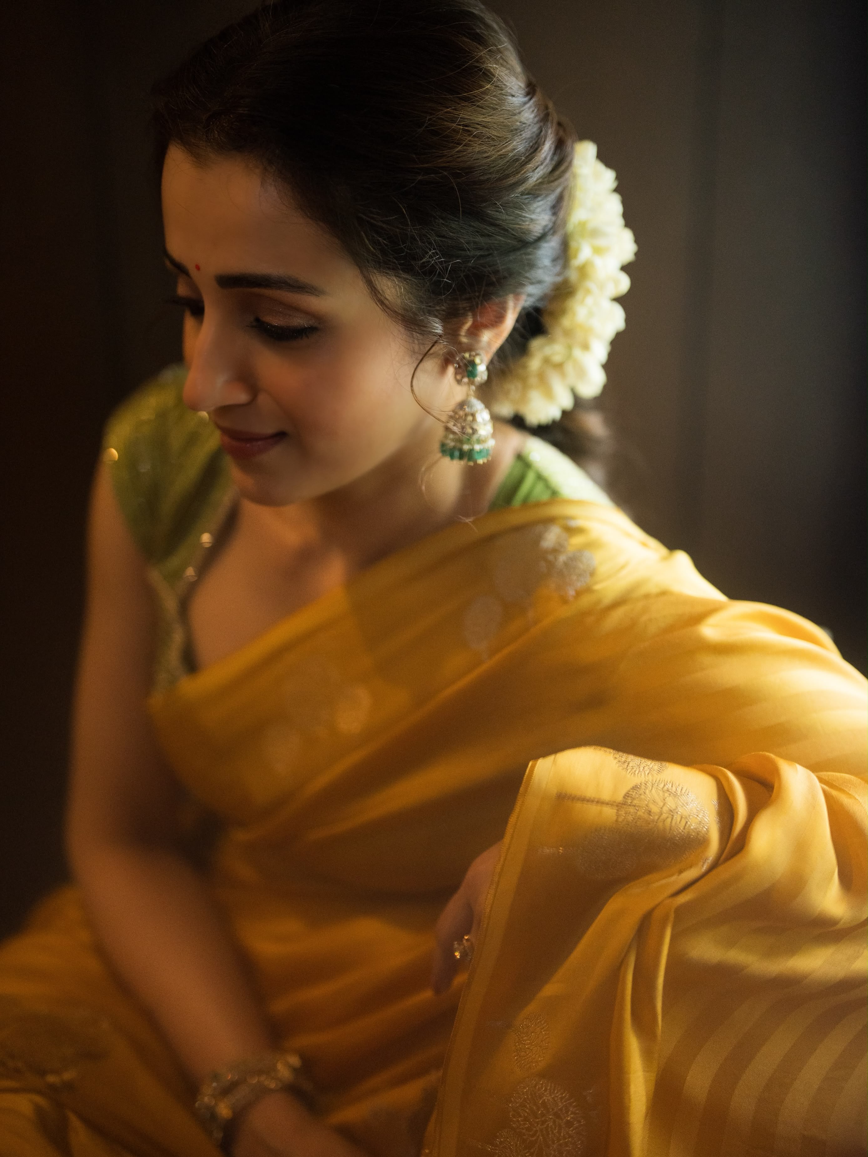 Trishakrishnan Stunning Looks in Saree