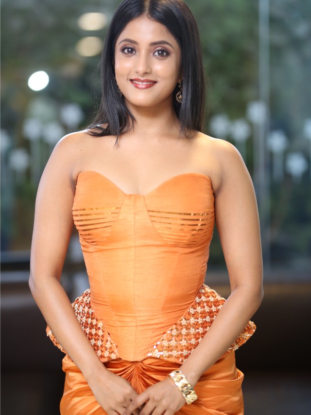 Ulka Gupta Stunning Looks in Agadha Pre Release Event