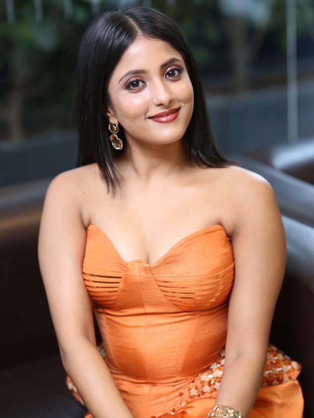 Ulka Gupta Stunning Looks in Agadha Pre Release Event