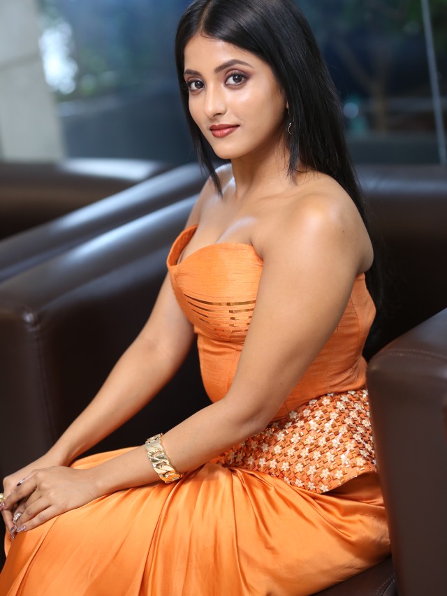 Ulka Gupta Stunning Looks in Agadha Pre Release Event