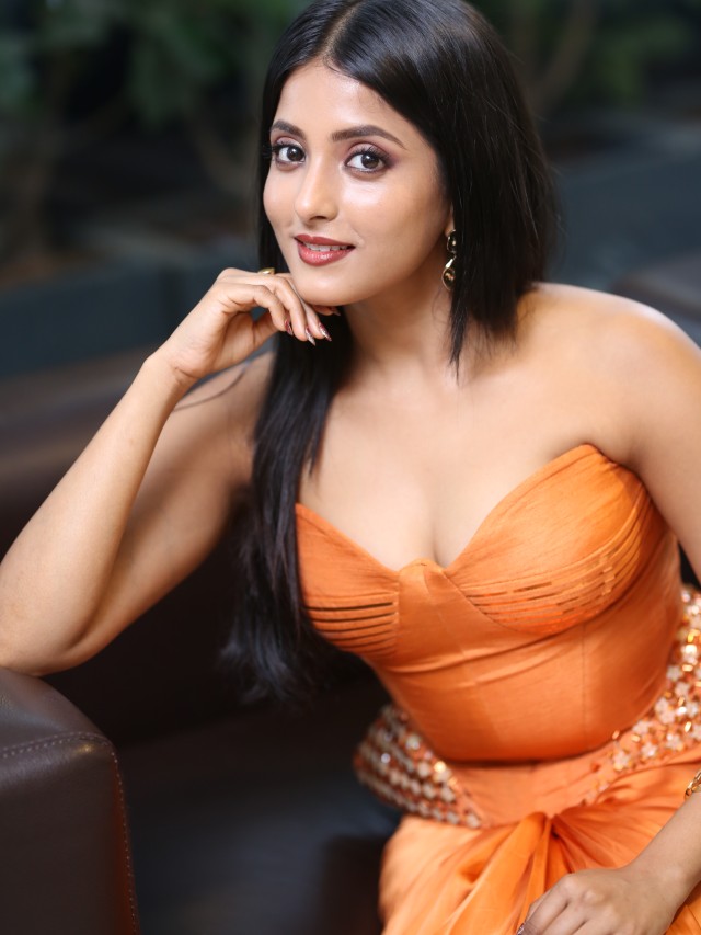 Ulka Gupta Stunning Looks in Agadha Pre Release Event