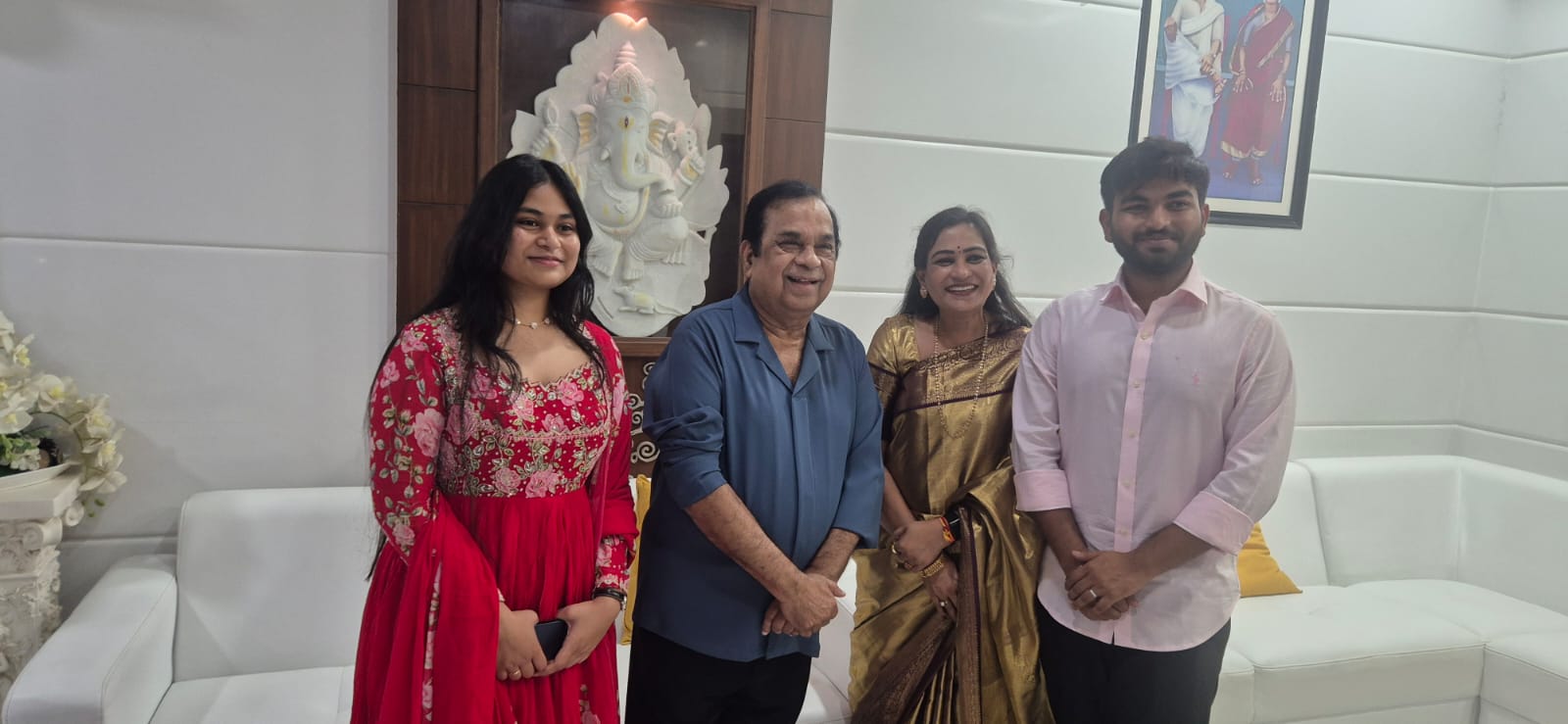 Vangalapudi Anitha Meets Brahmanandam
