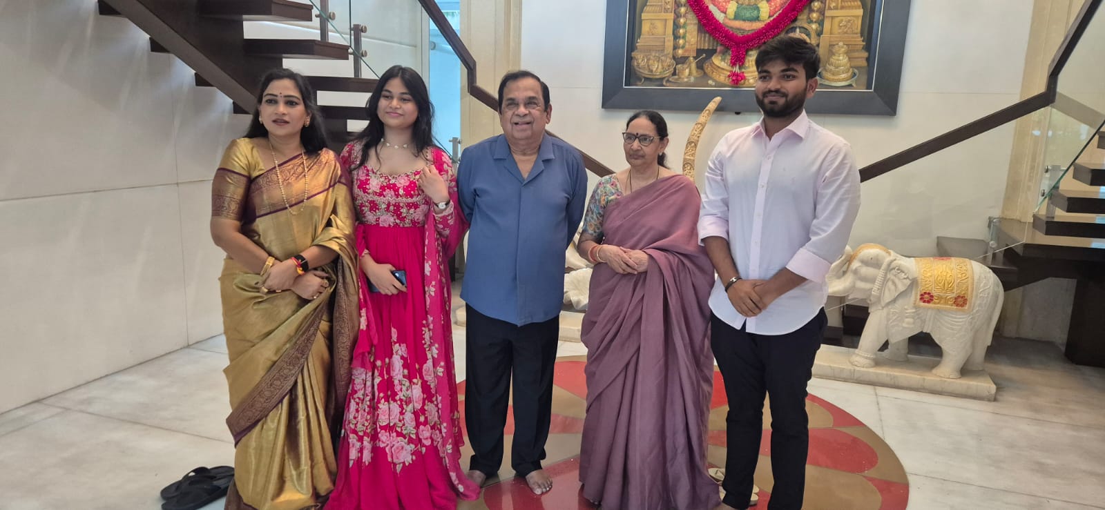 Vangalapudi Anitha Meets Brahmanandam