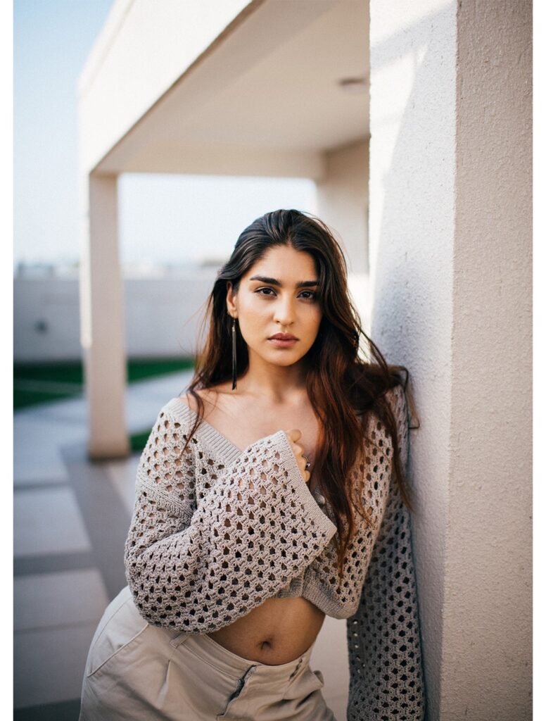 Yukti Thareja Stunning Looks in Holes Shirt