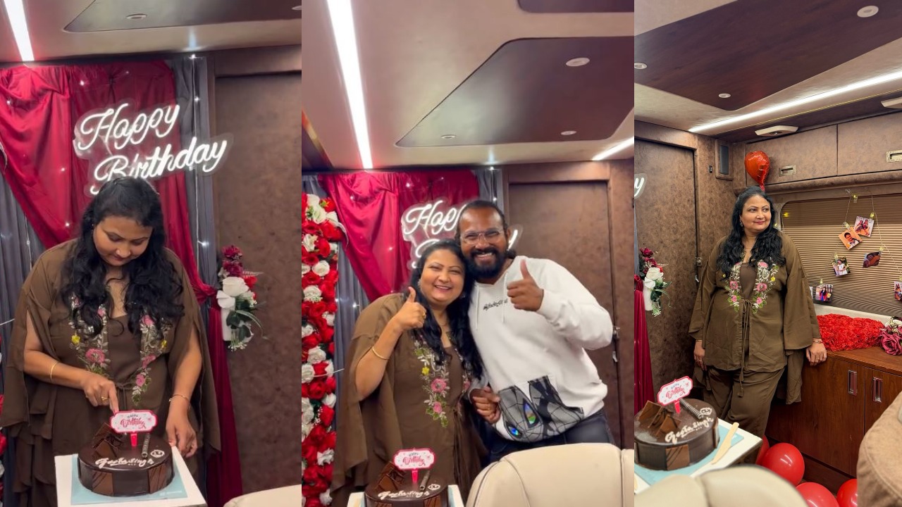Geetha Singh : కితకితలు హీరోయిన్ గీత సింగ్ బర్త్ డే సెలబ్రేషన్స్.. ఫొటోలు..