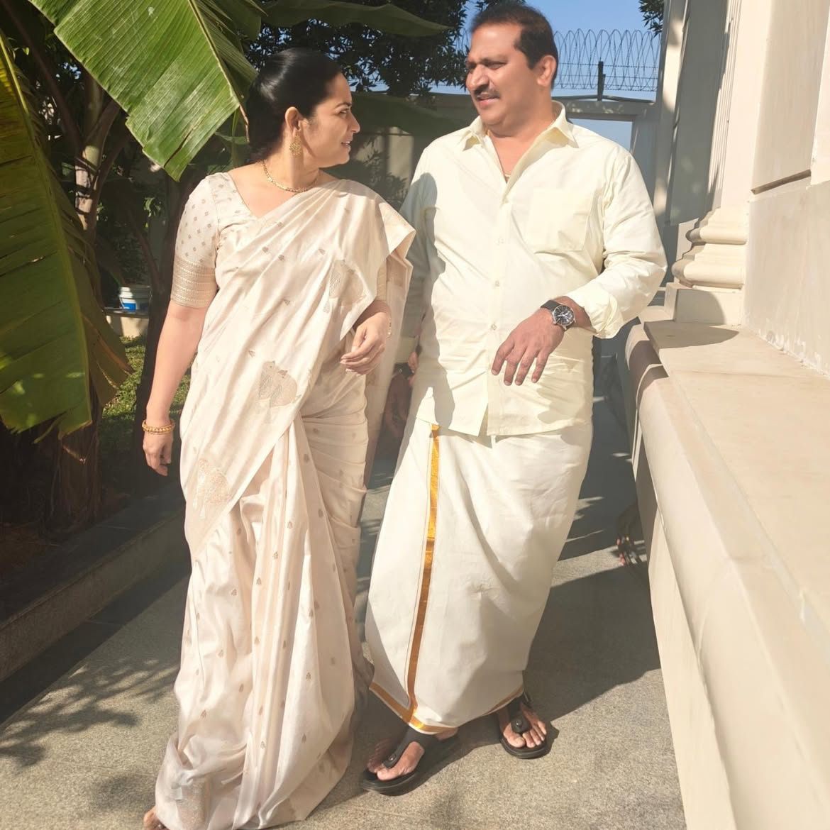 Haarika Shares Suriya Vishwanath and Sons Working Stills