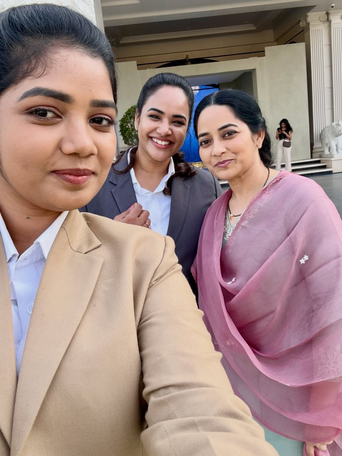 Haarika Shares Suriya Vishwanath and Sons Working Stills
