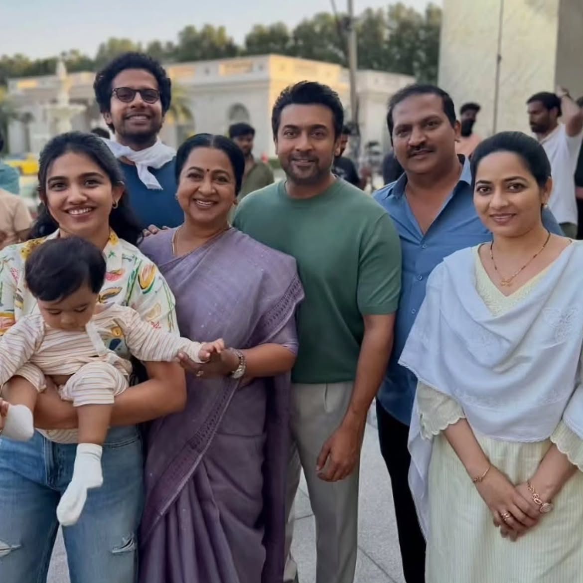 Haarika Shares Suriya Vishwanath and Sons Working Stills