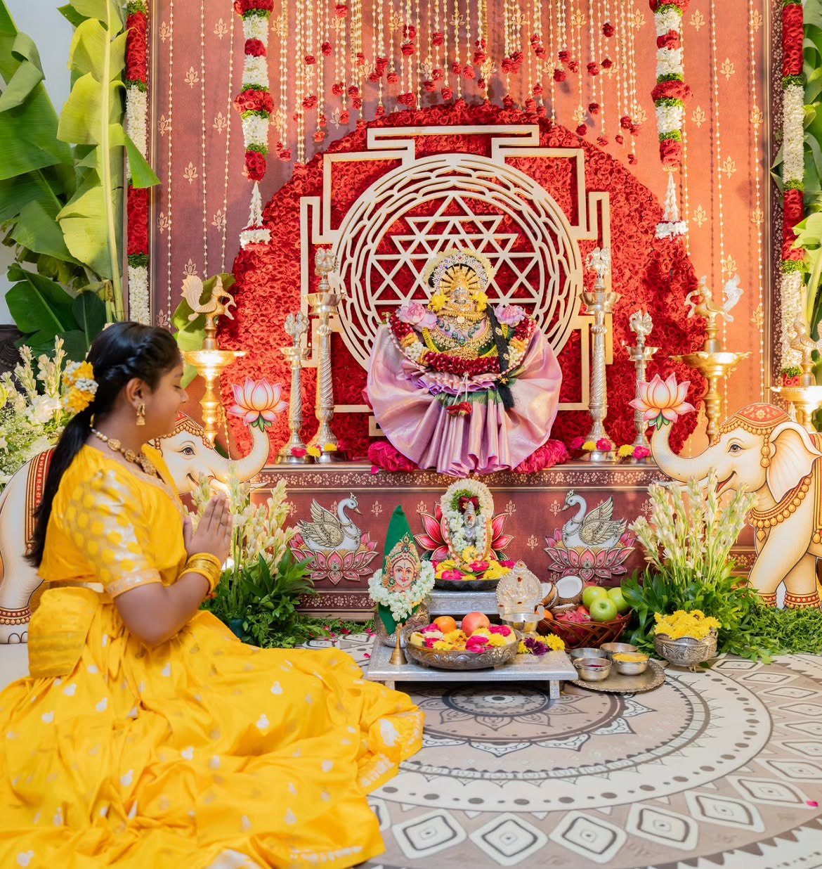 Sridevi Vijaykumar Varalakshmi Vratham Celebrations with Family
