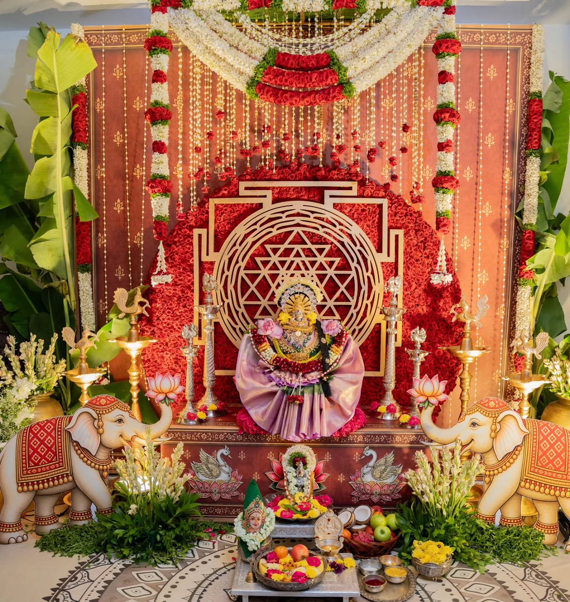Sridevi Vijaykumar Varalakshmi Vratham Celebrations with Family
