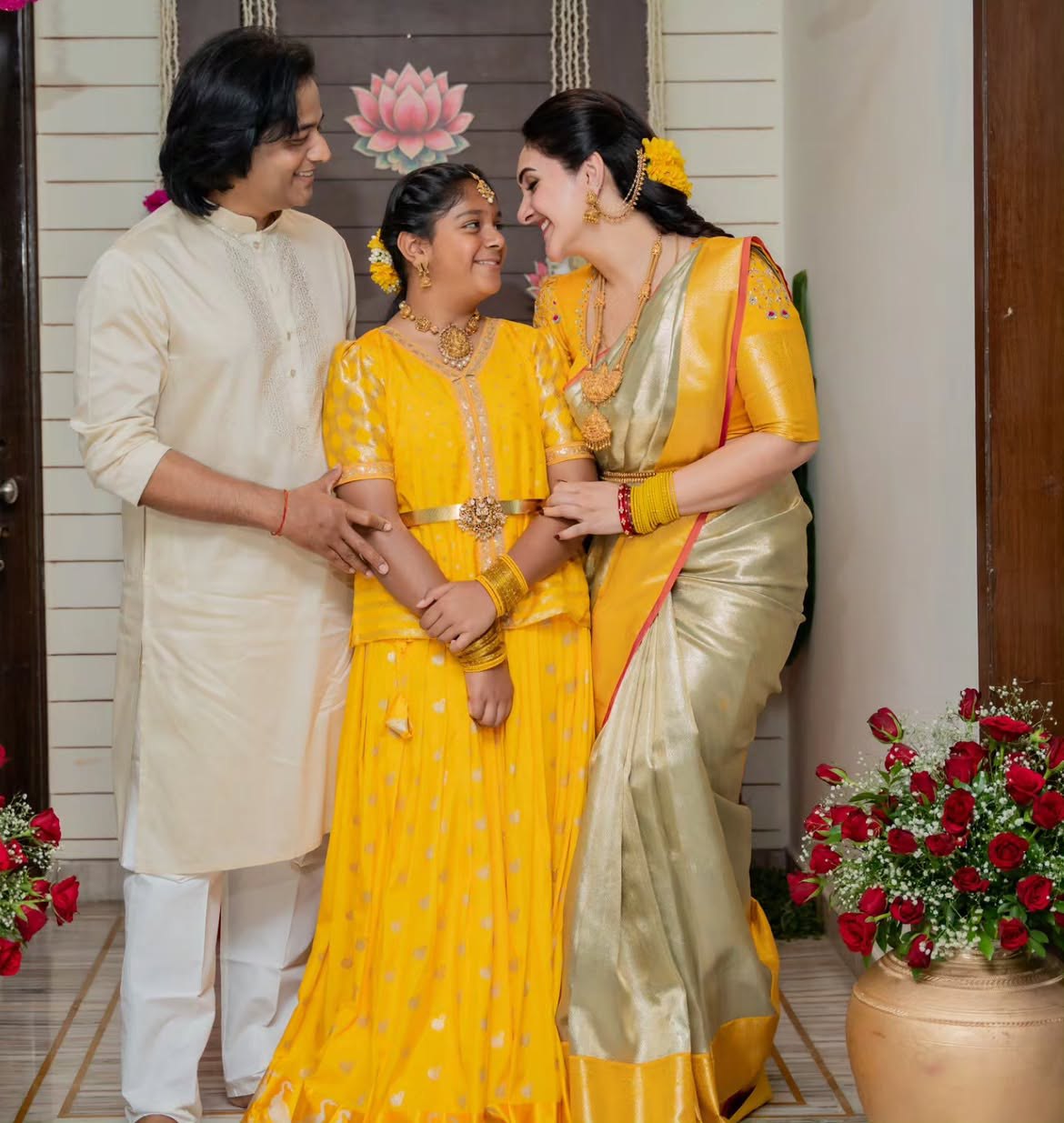 Sridevi Vijaykumar Varalakshmi Vratham Celebrations with Family