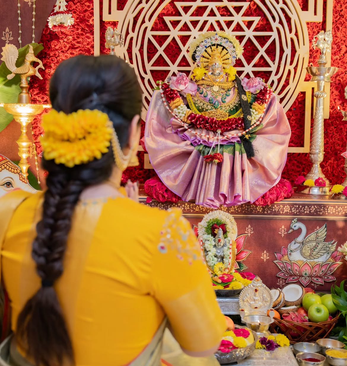 Sridevi Vijaykumar Varalakshmi Vratham Celebrations with Family