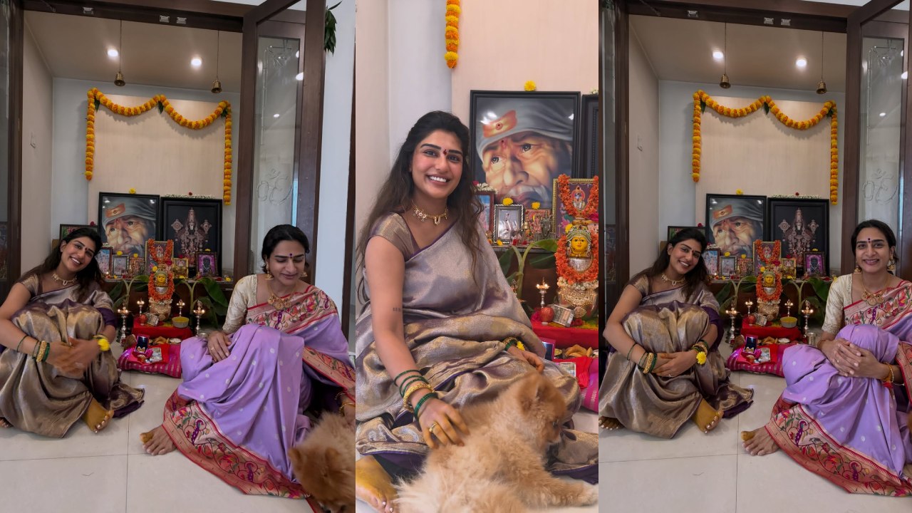 Surekha Vani : కూతురు సుప్రీతతో నటి సురేఖవాణి వరలక్ష్మి వ్రతం.. ఫొటోలు..