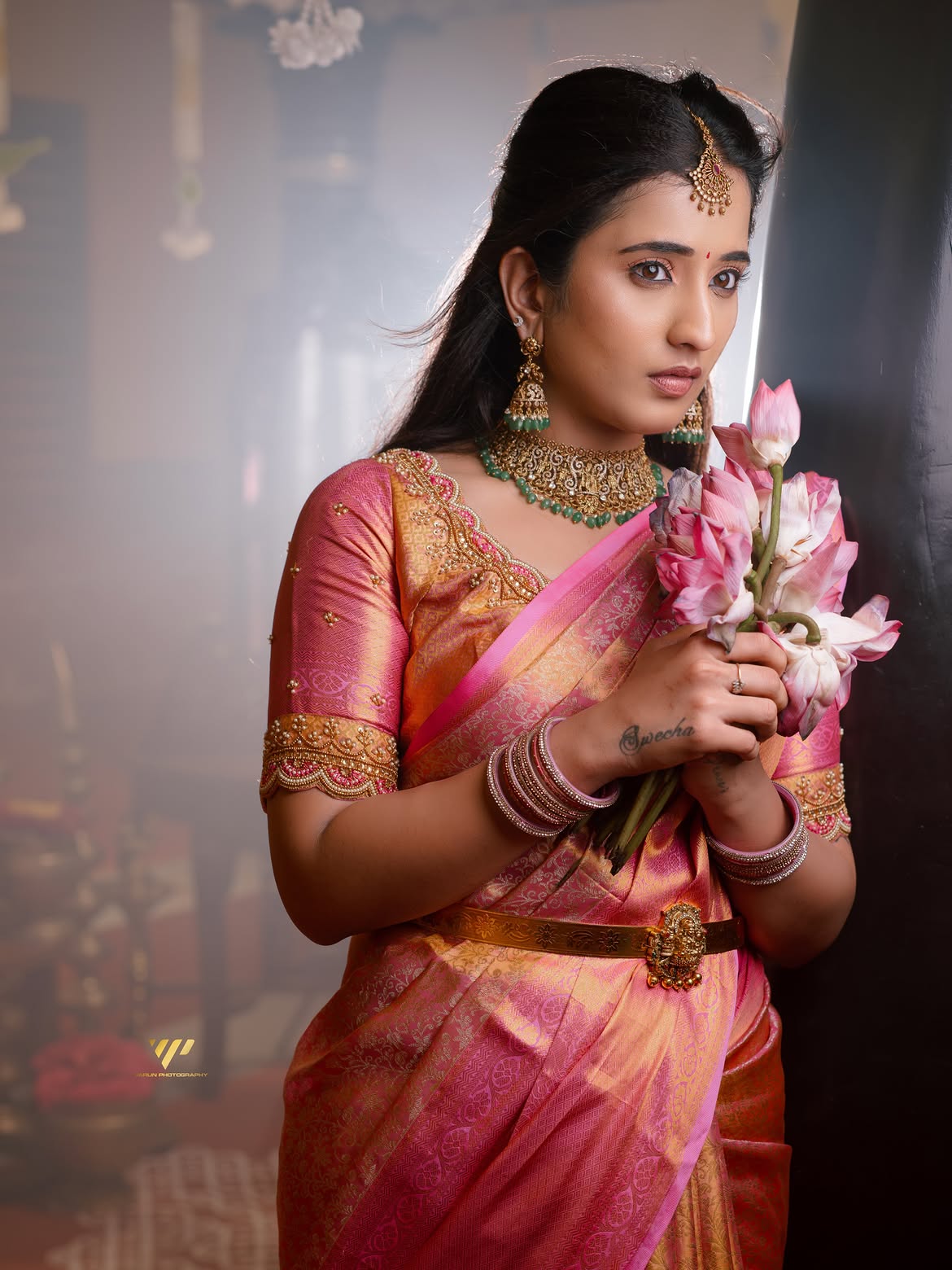 Youtuber Viraajita Varalakshmi Vratham Special Photos