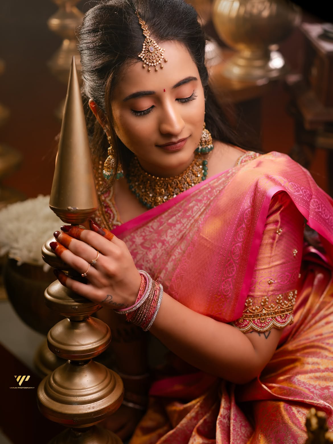 Youtuber Viraajita Varalakshmi Vratham Special Photos