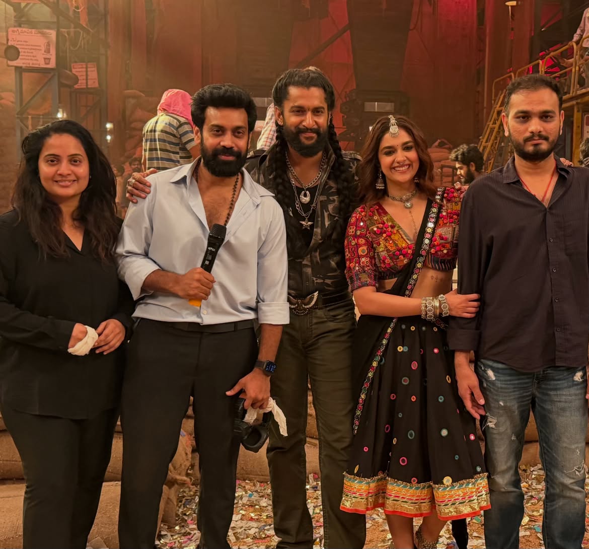 Aata Sandeep Shares The Paradise Movie Song Working Stills