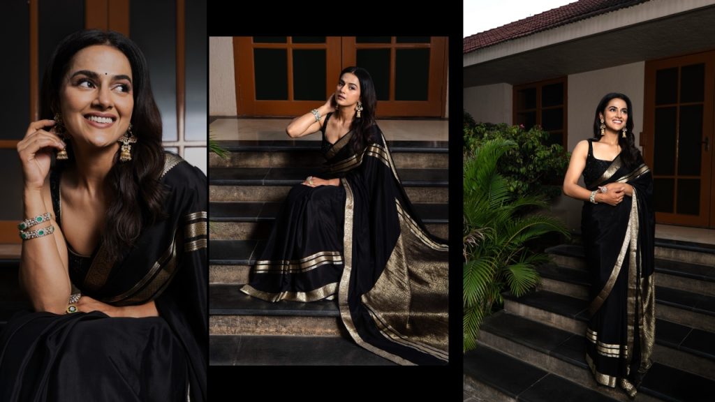Shraddha Srinath : బ్లాక్ శారీలో శ్రద్ధా శ్రీనాథ్‌.. అదిరిపోయే ఫోటోలు..