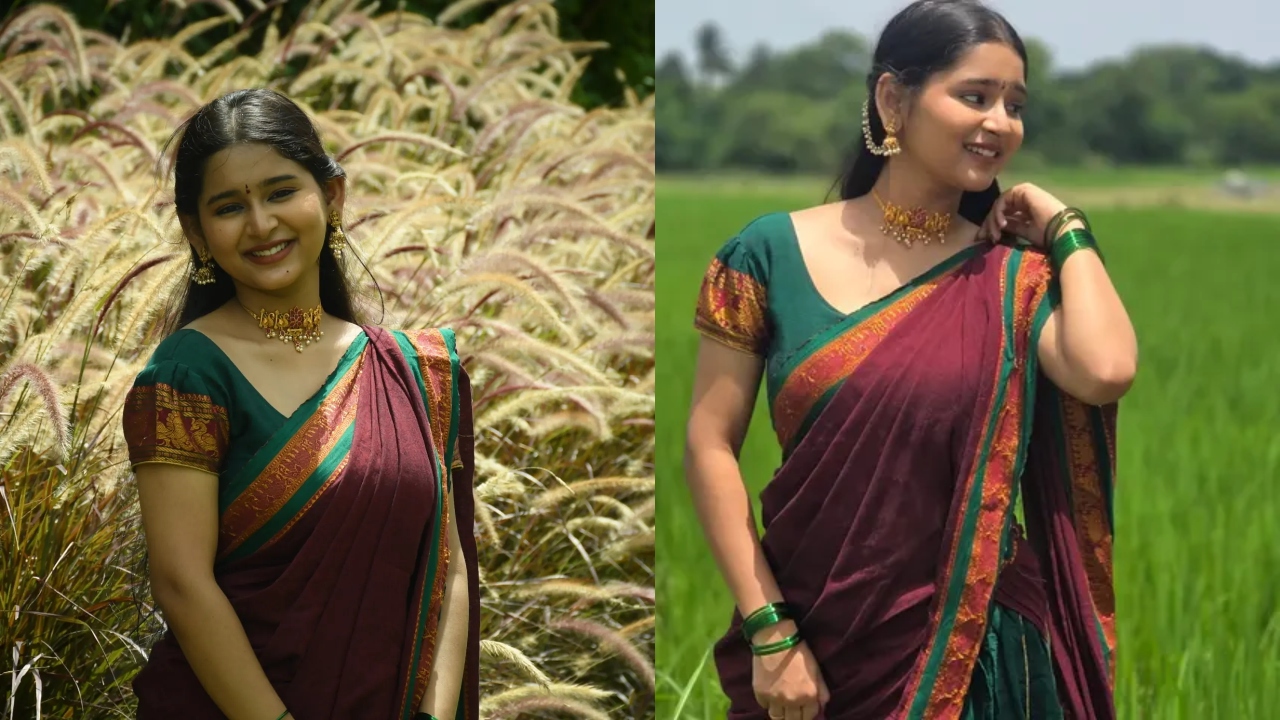 Vasavi Ganeshan : చీర‌లో హుషారు పిట్ట‌లు భామ‌.. వాస‌వి గ‌ణేష‌న్ ఫోటోలు వైర‌ల్..