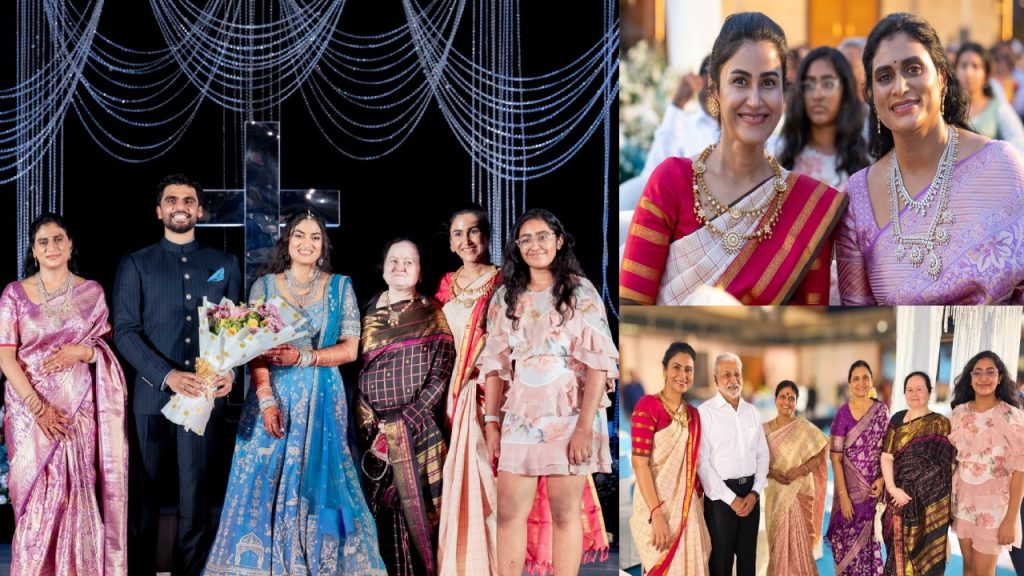 Alekhya Tarakratna : వైఎస్ ష‌ర్మిల‌ కూతురి ఎంగేజ్‌మెంట్‌లో అలేఖ్య‌ తార‌క‌ర‌త్న‌.. ఫోటోలు..