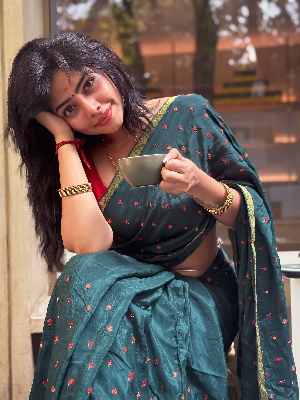 Anala Susmitha Stunning Looks in Saree