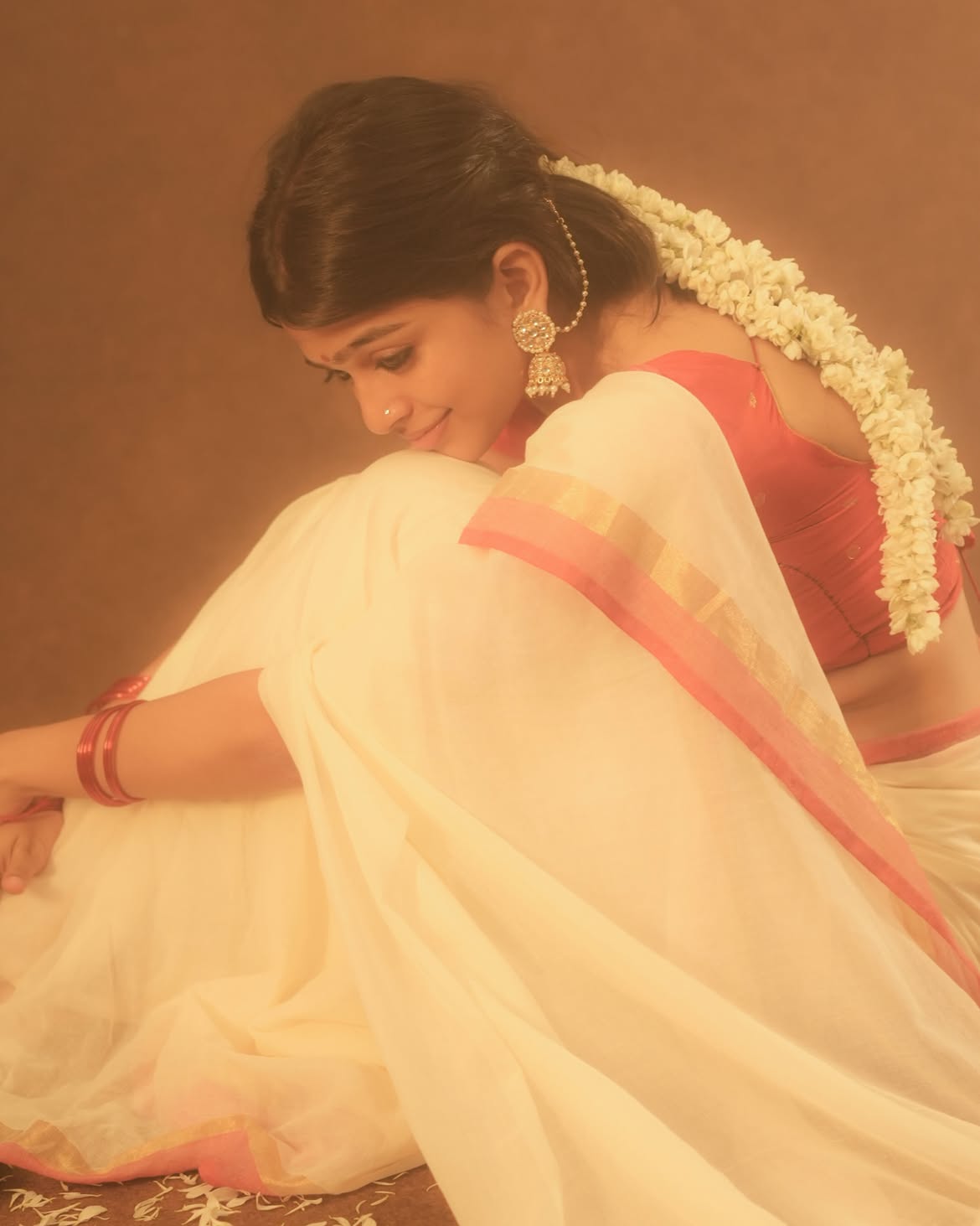 Ananthika Sanilkumar Looks like Bapu Bomma