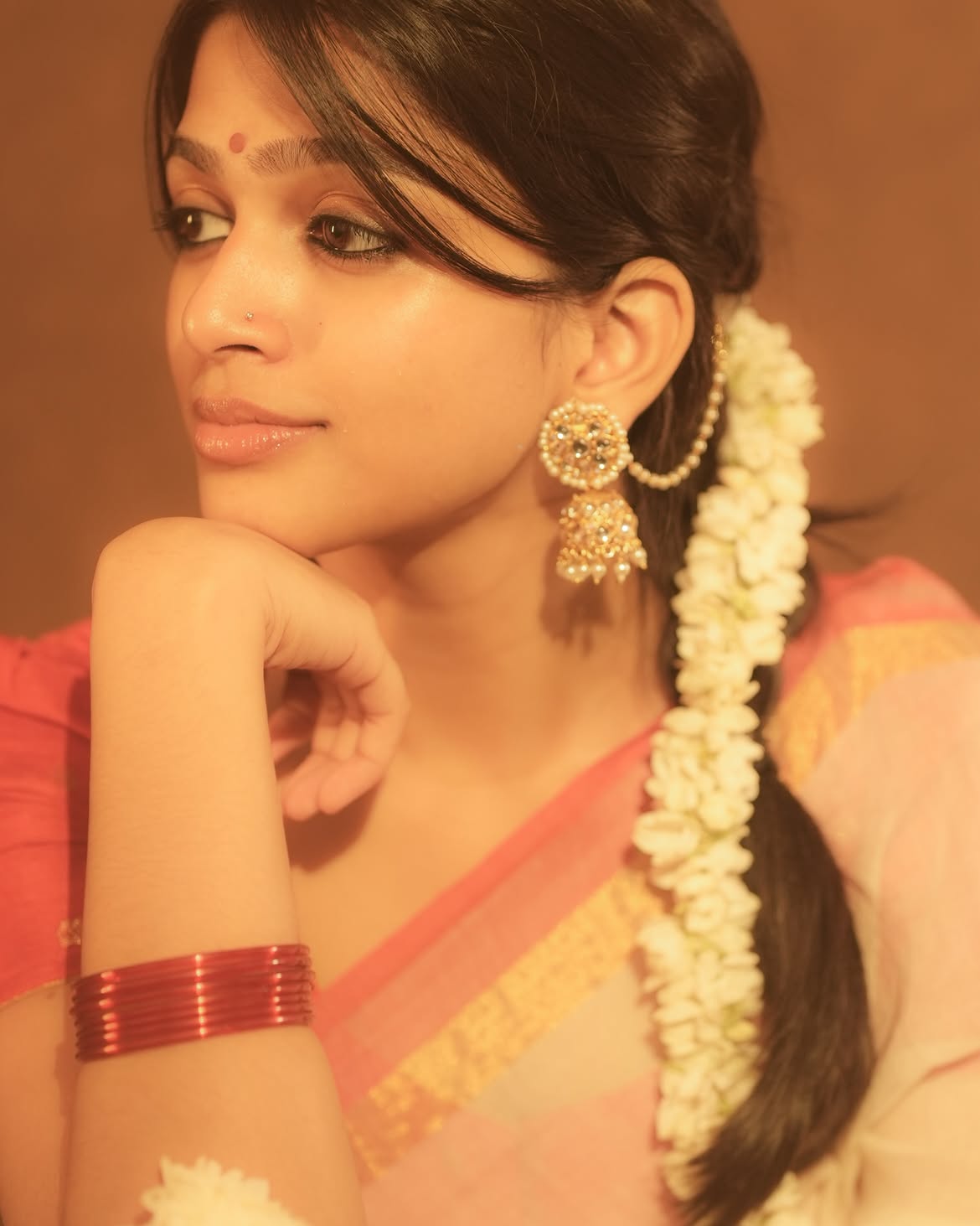 Ananthika Sanilkumar Looks like Bapu Bomma