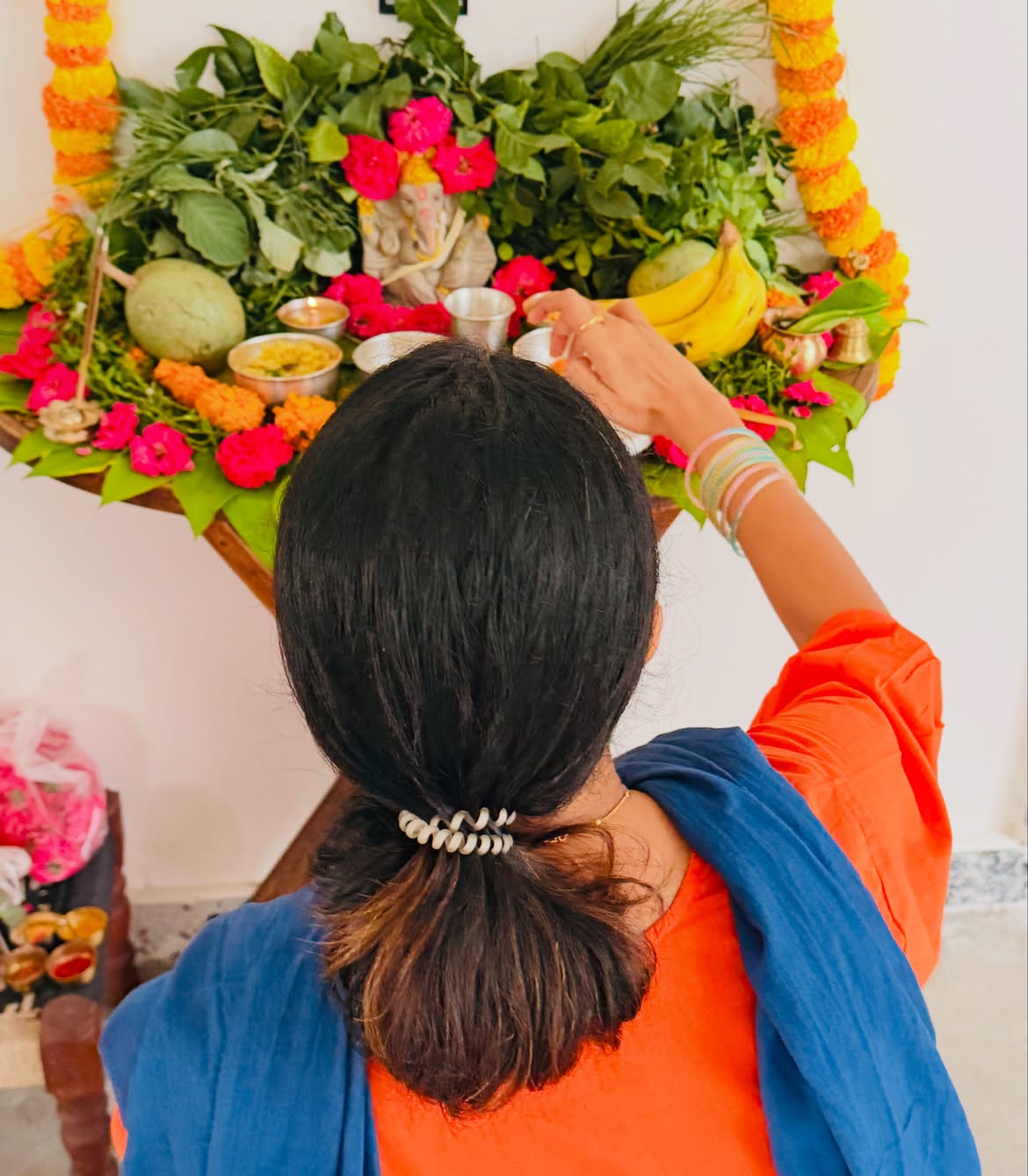 Anasuya Bharadwaj Vinayaka Chavithi Celebrations