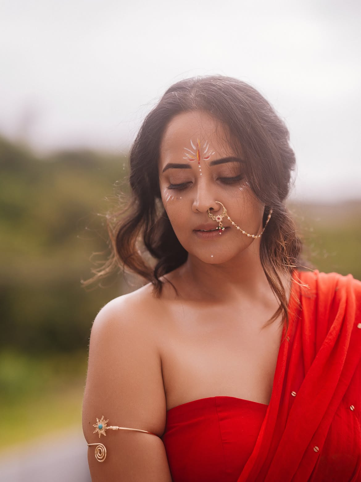 Anasuya Bharadwaj Dance Poses on Krishnashtami