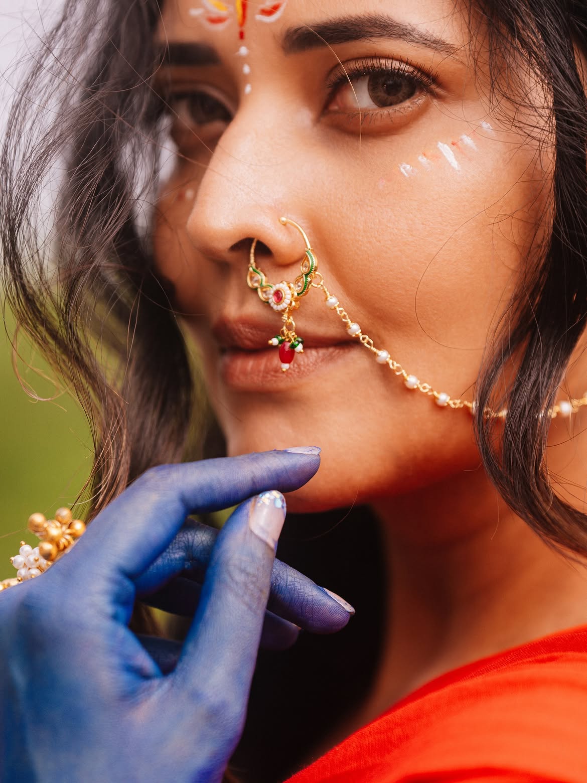 Anasuya Bharadwaj Dance Poses on Krishnashtami