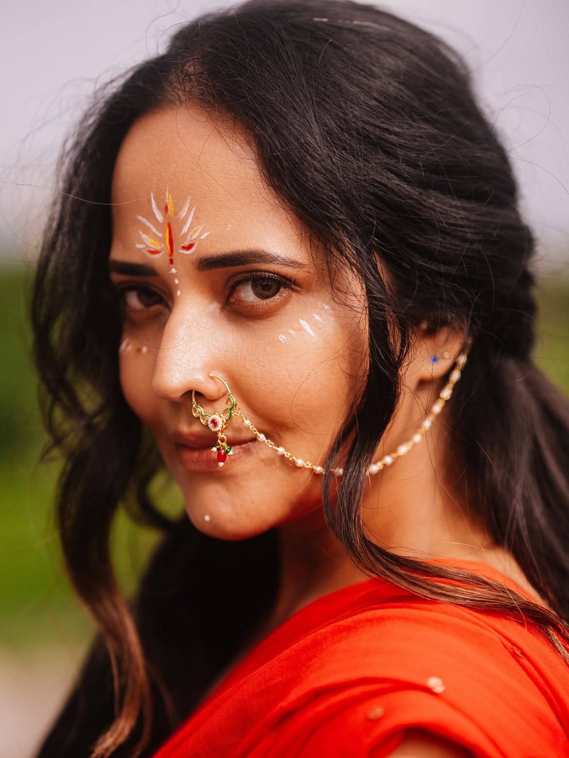 Anasuya Bharadwaj Dance Poses on Krishnashtami