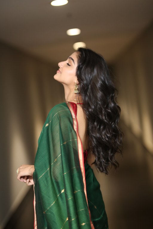 Anaswara Rajan Cute Photos in Saree