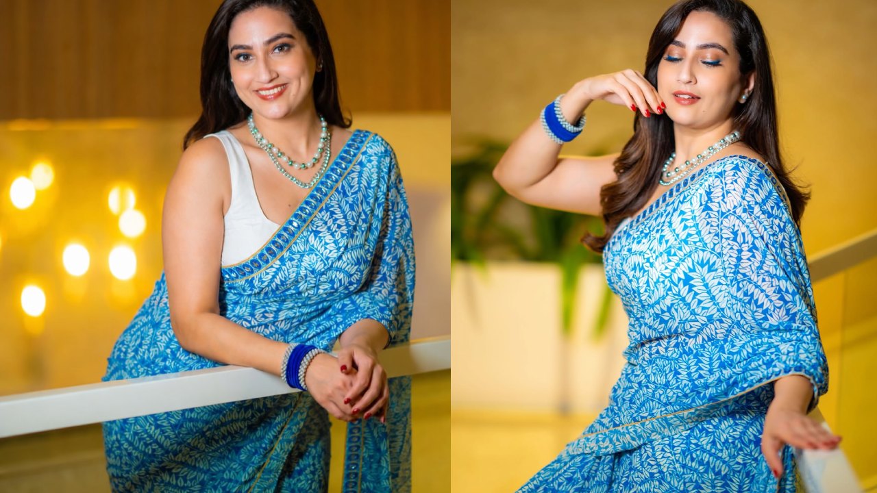Anchor Manjusha : చీరకట్టులో యాంకర్ మంజూష.. ఎంత అందంగా ఉందో..