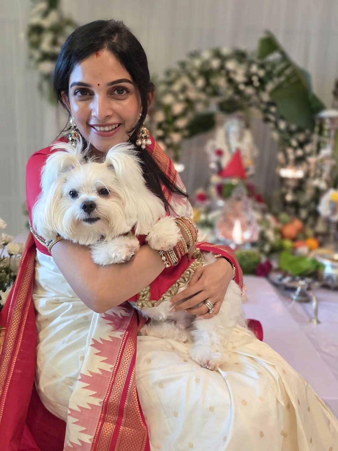 Naga Shaurya Wife Anusha Shetty Vinayaka Chavithi Celebrations