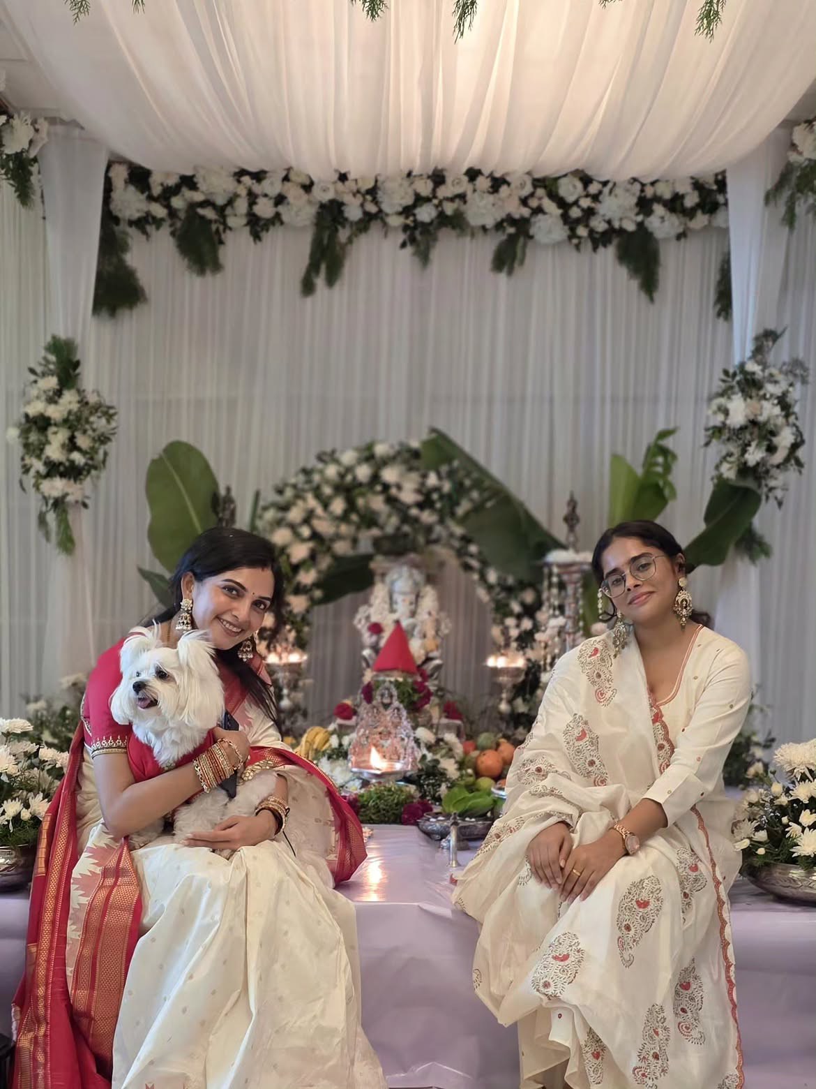 Naga Shaurya Wife Anusha Shetty Vinayaka Chavithi Celebrations