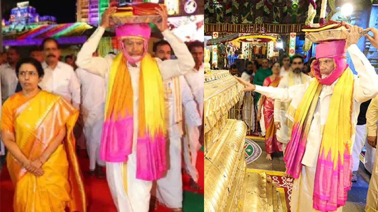 Chandrababu Tirumala Visit: ప్రారంభమైన శ్రీవారి బ్రహ్మోత్సవాలు.. పట్టువస్త్రాల సమర్పించిన చంద్రబాబు.. ఏపీ సీఎం సరికొత్త రికార్డ్