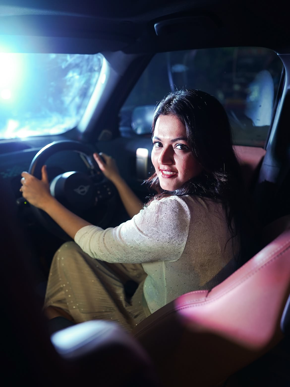 Aparna Das Buys Luxery Mini Cooper Car