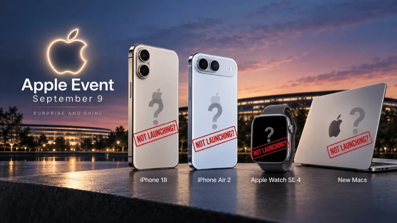 Apple September 9 Event : ఫ్యాన్స్ గెట్ రెడీ.. మెగా ఆపిల్ ఈవెంట్‌కు కౌంట్‌డౌన్.. లాంచ్ లిస్ట్‌లో ఈ 4 డివైజ్‌లు లేనట్టే!