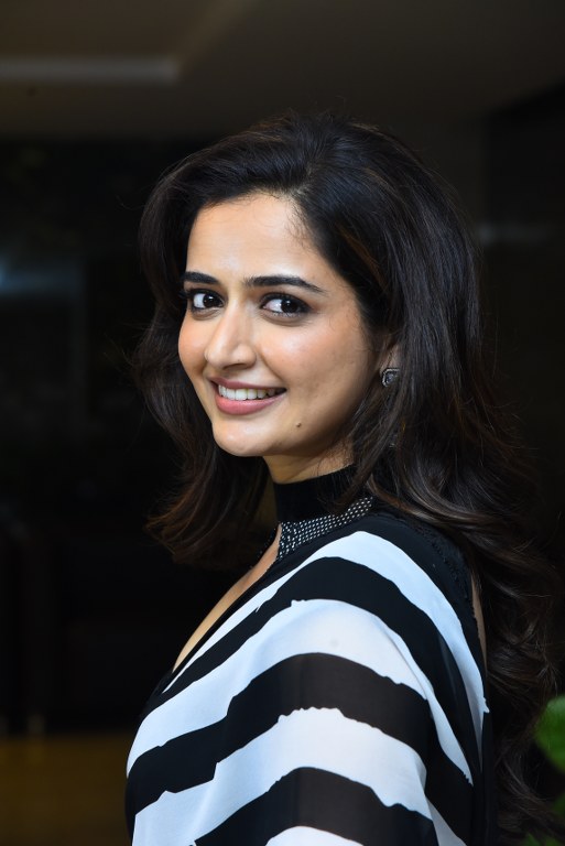 Ashika Ranganath in Saree at Sardar 2 Pre Release Event