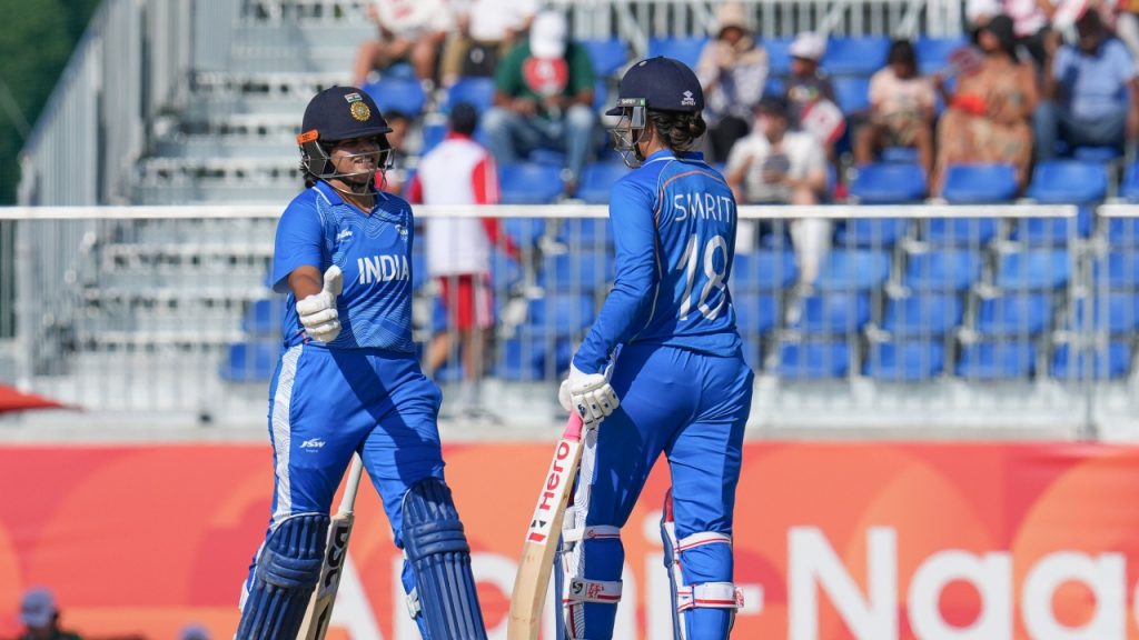 IND -W vs SL -W : స్వ‌ర్ణ ప‌త‌క మ్యాచ్‌లో దంచికొట్టిన భార‌త బ్యాట‌ర్లు.. శ్రీలంక ముందు భారీ ల‌క్ష్యం..