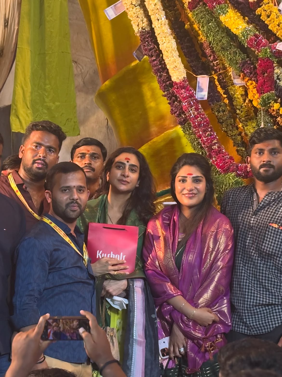 Surekhavani Supritha Visits Khairatabad Ganesh Idol