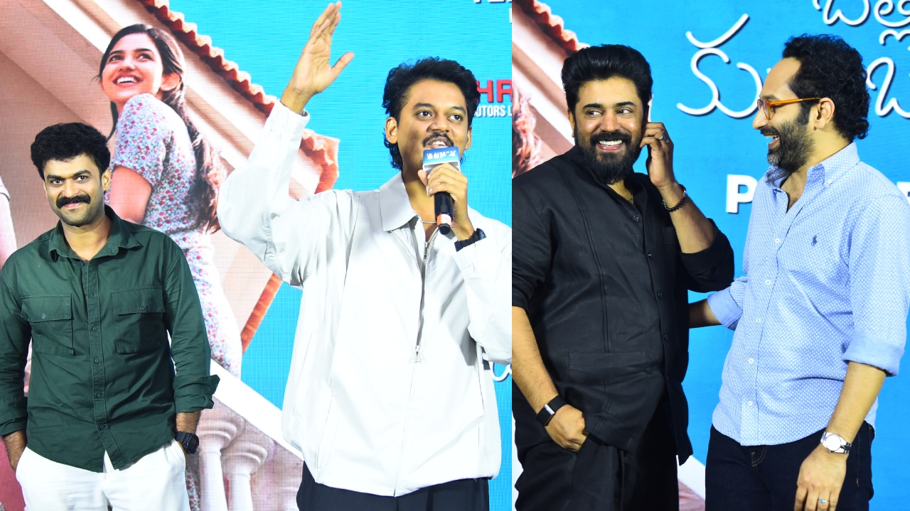 Nivin Pauly Mamitha Baiju Bethlehem Kudumba Unit Pre Release Event