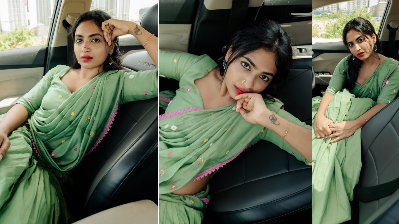 Alekhya Harika : చీర‌లో మ‌తిపోగొడుతున్న అలేఖ్య హారిక.. ఫోటోలు వైర‌ల్‌..