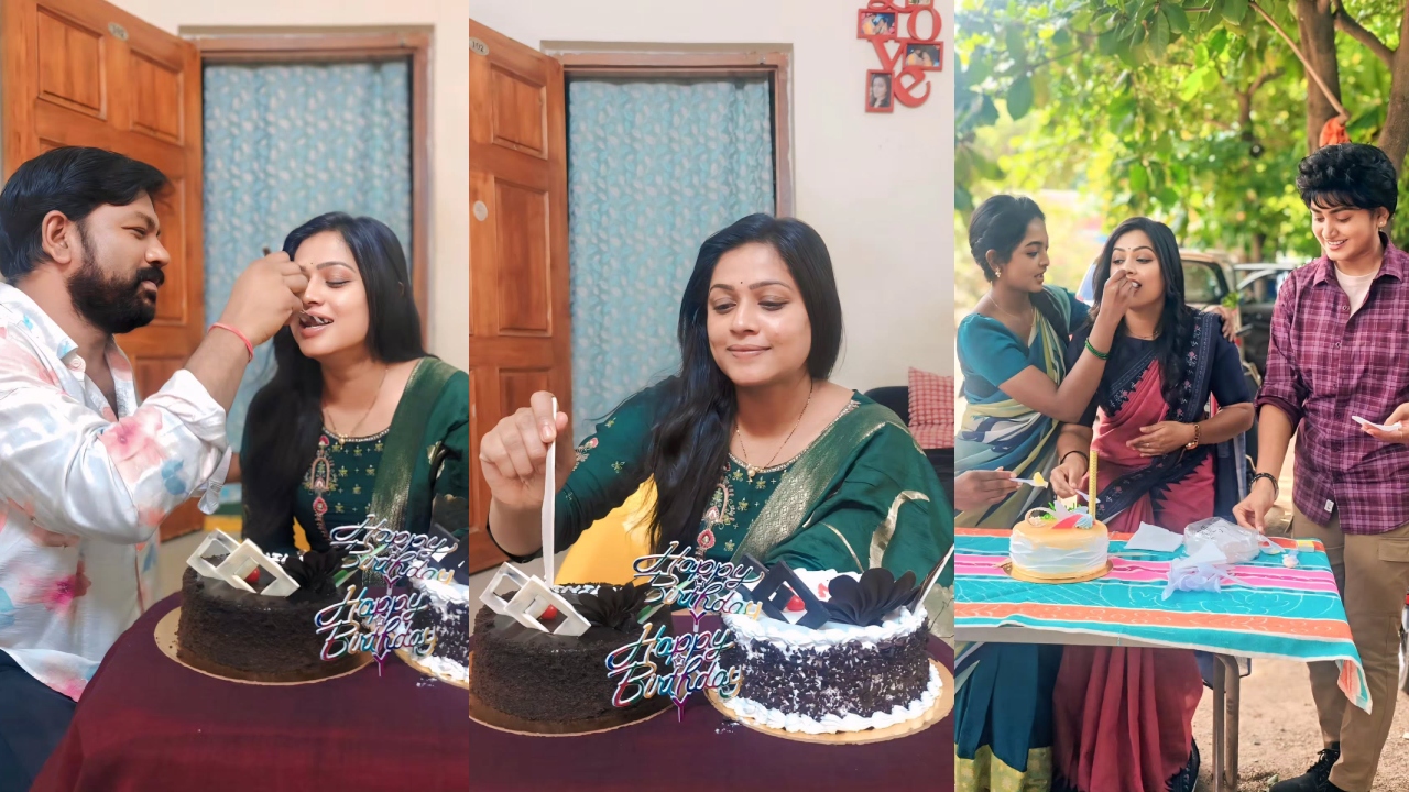 Anu sreeraj : బొమ్మ‌రిల్లు సీరియ‌ల్ న‌టి అను శ్రీరాజ్ బ‌ర్త్ డే సెల‌బ్రేష‌న్స్‌.. ఫోటోలు..