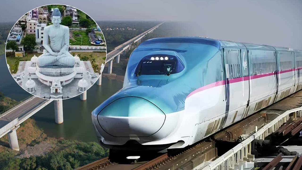 Bullet Train Corridor: అమరావతి మీదుగా బుల్లెట్ ట్రైన్.. తొలి స్టేషన్ ఎక్కడో తెలుసా.. రూట్ మ్యాప్ ఇదే