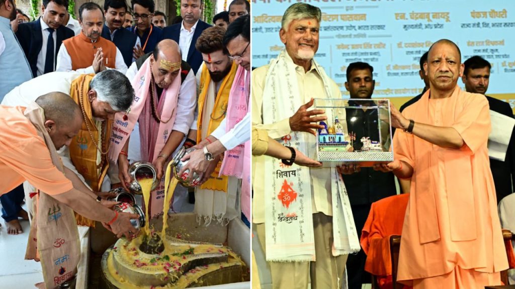 Chandrababu Naidu Varanasi Tour : మోదీ పుట్టినరోజు సందర్భంగా వారణాసిలో సీఎం చంద్రబాబు పర్యటన.. ఆలయంలో పూజలు.. ర్యాలీ ఫొట
